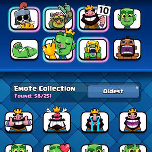 RAREST GOBLIN TROPHY KISS  24 MAX CARDS   ARENA 22 [] 8585 TROPHIES [] XP49 [] KT14 [] 794 GEMS [] 58 EMOTES [] 9 - Image 6