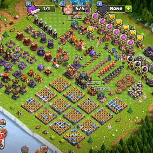 🔥XP 198!TH 17🔥HEROS:76-90-42-57-36!NC YES!GOLDEN WALLS!NEAR MAX DEFANCE!STRONG TROOPS!GREAT EQUIPMENT!INSTANT DELIVERY - Image 1