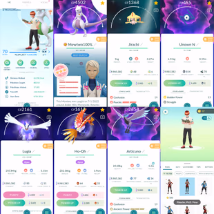 1804 Level 70 Shadow Apex Ho-OH Shadow Apex Lugia Shiny Jirachi Shiny Mega Rayquaza Shiny Mewtwo Shiny Deoxys - Image 2