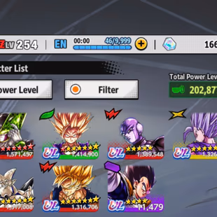 D607-IOS+Android-Meta Account-7 UL(Cell Full Red Star+Beast Gohan+Hit+SS2 Gohan)+47 Legends Good Star+Good Team PVP - Image 1