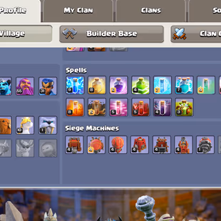 almost maxed TH 15 | 228 lvl | 6 Builders | 82 - 82 - 60 - 55 - 31 | 14 rare skins | - Image 2