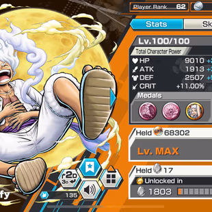 BR455-Hyber Boost 50+7 Ex(Lucci+Gear 5+Akainu+Roger+Shank v3+Yamato Red+Luffy)+Vip Medal+Support 162+Young Ray Max+Uta - Image 7