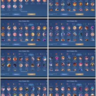 [IOS/ANDROID] CEL LVL 133 | 130 HEROES | 528 SKINS | MEGA 3 | 3 LEGEND - JJK YUJI - GON HXH - DUCATI - ASPIRANT - - Image 4
