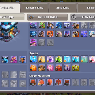 !!FULLY MAX TH13!! LEGEND HIT!! GG-MAX!MM-MAX!FA-MAX!! HERO-75-75-50-50-25-(5X MAX)!! 197-XP!! NICE SKINS - Image 5