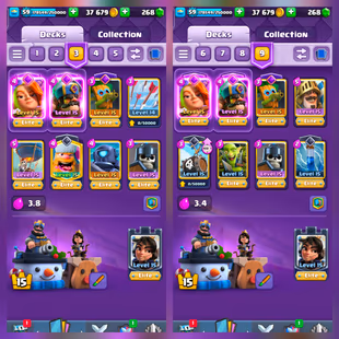 [ ULTRA PREMIUM ] RARE MINER BADGE | MAX CARD[92] ELITE[21] LOADED EVO | INSANE 12.4K TROPHY| RARE EMOTES | TOWER SKINS - Image 6