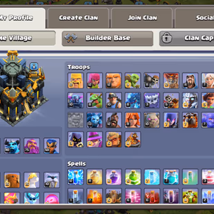 🔥HELPER MAX(21k GEMS) 💎WAR ARENA SCENERY [] TOWNHALL 17 - 274 XP - HERO MAX - 33 EQUIPMENT - 1K MEDAL - 4400 STAR - Image 6