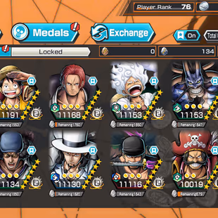 BR537-Hyber 69-12 Ex(Garp+Sabo+Kuzan+Lucci+Snake+Gear 5+Roger v1...)+385 Frag+Vip Medal+Support 165+Many Bounty Fes Max - Image 6
