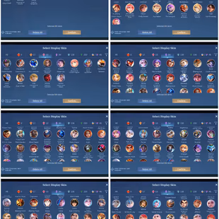 [IOS/ANDROID] CEL LVL 133 | 130 HEROES | 528 SKINS | MEGA 3 | 3 LEGEND - JJK YUJI - GON HXH - DUCATI - ASPIRANT - - Image 3