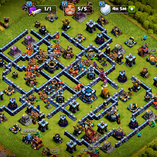 REAR🔥||LVL-160||TH-13📌WAR ARENA SCENERY ||BH-7||1109 GEMS||HEROS-59|69|40|48|17||EQ-GG|FA|FB||SAFE AND SECURE ACCOUNT - Image 5