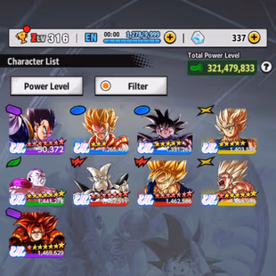 D788-IOS+Android-Vip Meta Account-9 UL(SS Goku+Frieza+SS4 Gogeta+Majin+Turles+Super Vegeta)+62 Legends+Vip Equipment - Image 3