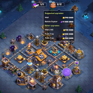 192 XP TH-14 || 2500 CWL MEDAL || 6 BUILDERS || HIGH DEFENCE || HEROS 69-68-51-53-21 || FREE NAME CHANGE || INSTANT || - Image 8