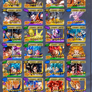 D808-IOS+Android-Good Team Fusion+6 UL(SS4 Gogeta+Majin+Super Gogeta)+54 Legend+Vip EquI+Nice Zenkai+Many LL Good Star - Image 5
