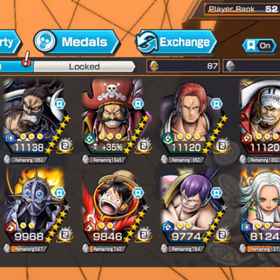 Hyber Boost 62-8 Ex(Roger V1-Kaido V3-Shanks Red-S-Snake-Kaido V2-Big Mom-Akainu)-Egghead Luffy-Support 162-KC03 - Image 1