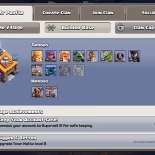 🔥XP 204||TH 14||HEROS:51-78-50-25🔥NC FREE||ALL DARK BLUE WALLS||VERY STRONG DEFENCE||INSTANT DELIVERY - Image 2