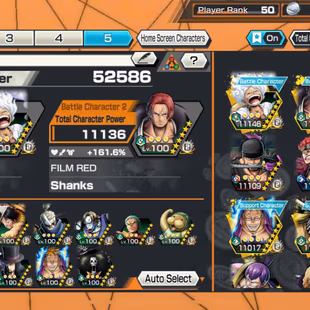 Hyber Boost 62-5 Ex Max(Kid Law-Gear 5-Zoro-Shank Red-Shank Blue)-Support 162%-Alber Max-Jack Max-Good Medal-Items-KC12 - Image 3