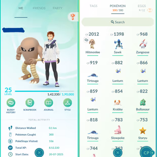 19] LEVEL 25 YEAR 2025 | 350 ITEMS STORAGE | 300 POKEMONS | NAME CHANGE FREE | INSTANT DELIVERY - Image 1