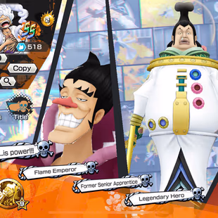 BR573-IOS-1.086 Diamond RD+7 Ex Meta(Kizaru+Garp+Kuzan+Sabo+Roger+Gear 5+Lucci)+Good Medal+Support 152+Many Bounty fes - Image 2