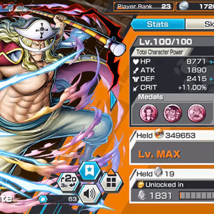 BR227-3 Ex Meta(Roger V2+Yamato Ace+White Beard)+Rayleigh Max+Support 133%+Good Medal+Jabra+Egghead Zoro+Sanji+Robin - Image 3