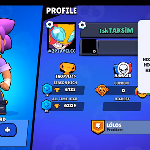 |3in1| BS - COC - CR | 6138 TR | 25 BRAWLERS | 1 Legendary | 864 VICTORIES | 60 LVL | 70 GEMS | FULL ACCESS | GIFT - Image 3