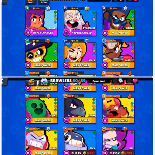 14K+ TROPHY! 80 BR! 2 HYPER 8 MAX! TOTAL 10 Max! 109 SKIN TOTAL! GUNSLINGER COLT! MANY SUPERCELL GAME CONNECTED - Image 4