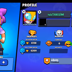 |3in1| BS - COC - CR | 6138 TR | 25 BRAWLERS | 1 Legendary | 864 VICTORIES | 60 LVL | 70 GEMS | FULL ACCESS | GIFT - Image 2