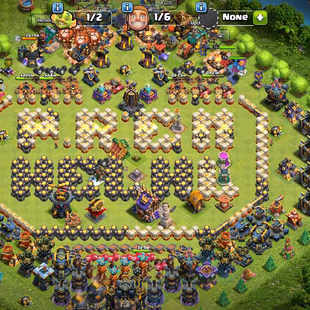 TH17 Full Max | 4 Hero Max | 10 Epic | 16k Gems | HEROES [100.100.75.75.50] 7 Builders | Nc-Yes | 11 Pets.8  Max Siege| - Image 2