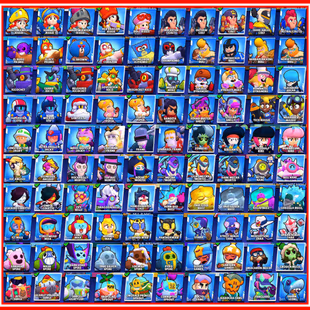 [OMG TOP TIER] RARE RANK35 PIN 68,000 TROPHY MAX [60] HYPERCHARGE [31] ALL 91 BRAWLER |RARE SKINS 205 CORSAIR COLT -BUZZ - Image 6