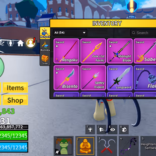 SEA 3 | LVL 1831 | 8 PERMS (BUDDHA, PORTAL, ICE, DARK, BLADE, SPIN, BLIZZARD) | RENGOKU, MIDNIGHT, SABER, TWIN HOOKS | 3 - Image 4