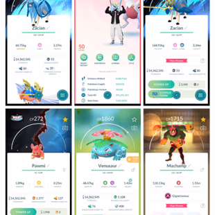 Level 70 (2019) | 2X Bg Shiny Zacian []Shiny Gmax Machamp []Clone Venusaur []Shundo Regigigas []24 Shiny Legendary  - Image 2