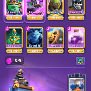 [WORLD RARE XP-70]ALL 121 MAX 81 ELITES-S1 SHARK TOWER - 200 EMOTES[GHOST CRY - PEKKA BALLON]9 YR OLD RANK UC- CUP15K - Image 4