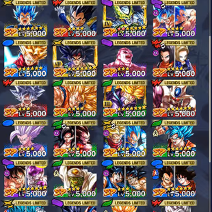 D393-8 UL(Beast Gohan+Rose+Gogeta+Vegito+Super Gogeta+Hit)+48 Legends+Nice Equipment+Good Zenkai+Good Team Ready PVP - Image 8
