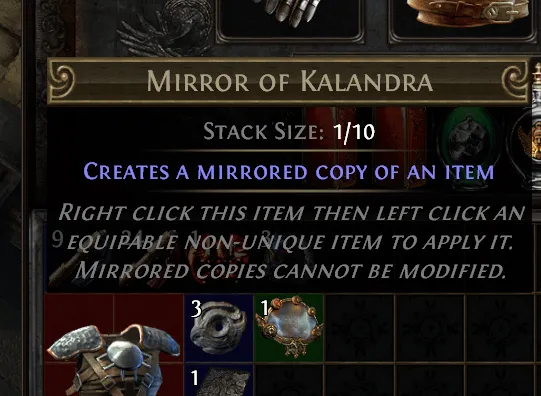 Mirror of Kalandra Drop : r/pathofexile