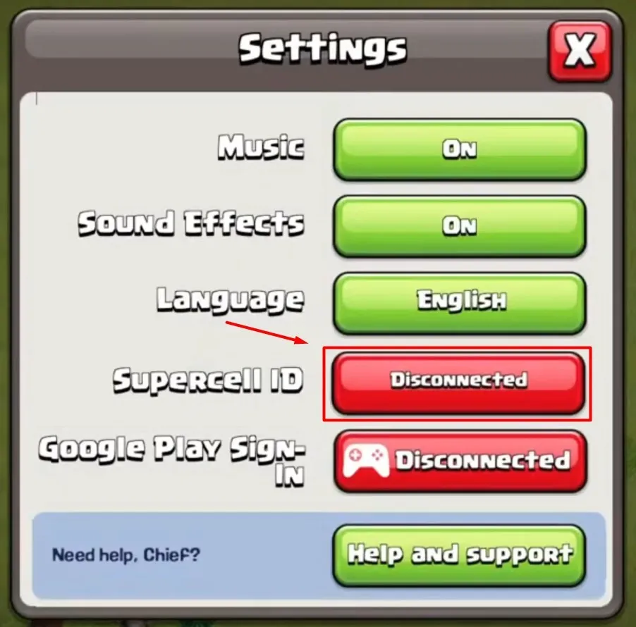 CoC Settings