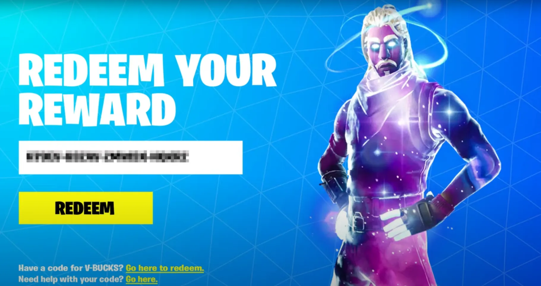 Fortnite | Redeem