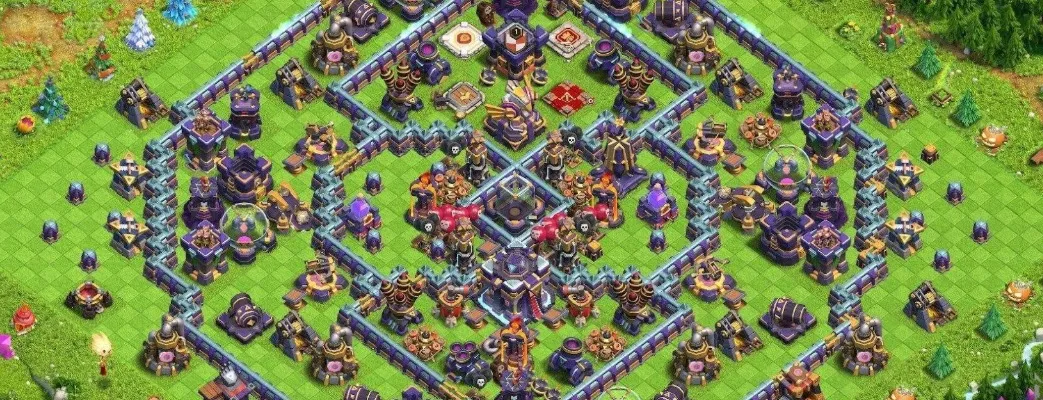 Hvad er en farming base i Clash of Clans?