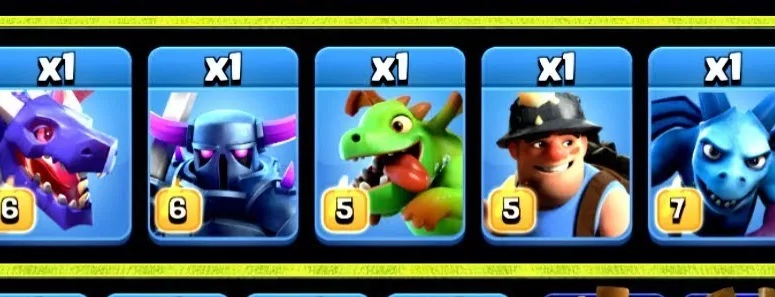 クラッシュ・オブ・クランの各タウンホールレベルに最適な軍隊