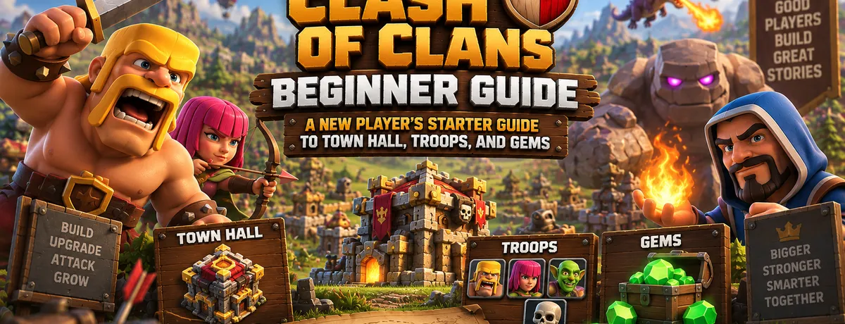 Novo no Clash of Clans? Leia este Guia e Dicas para Iniciantes