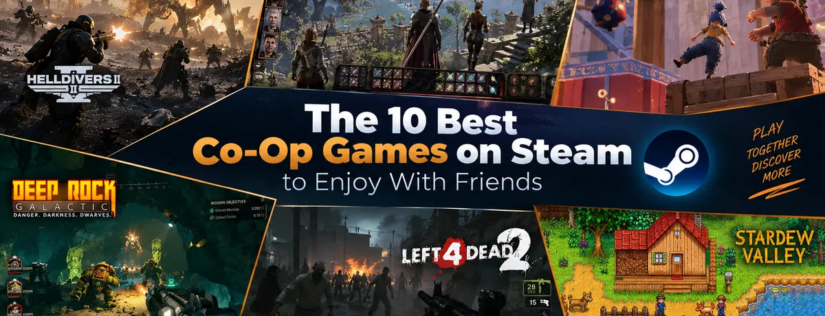 10 Best Co-Op Games on Steam to Enjoy With Your Friends