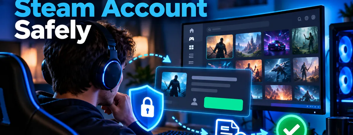 So verkaufst du einen Steam-Account sicher (Verkäufer-Guide 2026)
