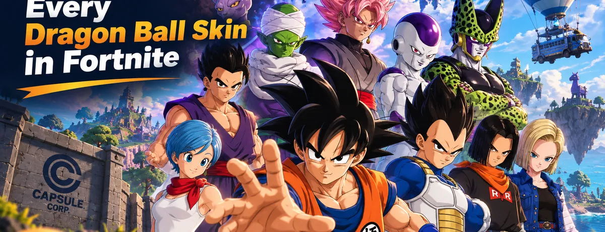 Every Dragon Ball Skin in Fortnite: Prices & Dates