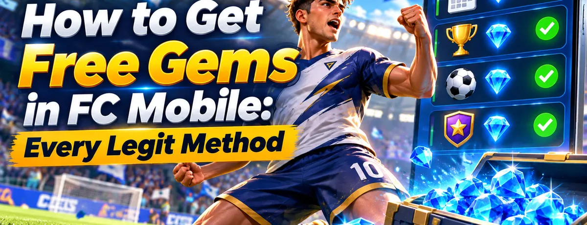 So erhältst du kostenlose Gems in FC Mobile: Jede legitime Methode