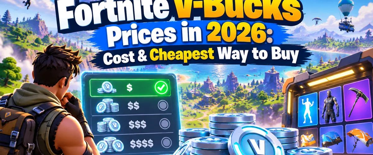 Fortnite V-Bucks cenas 2026: Izmaksas un lētākais veids, kā pirkt