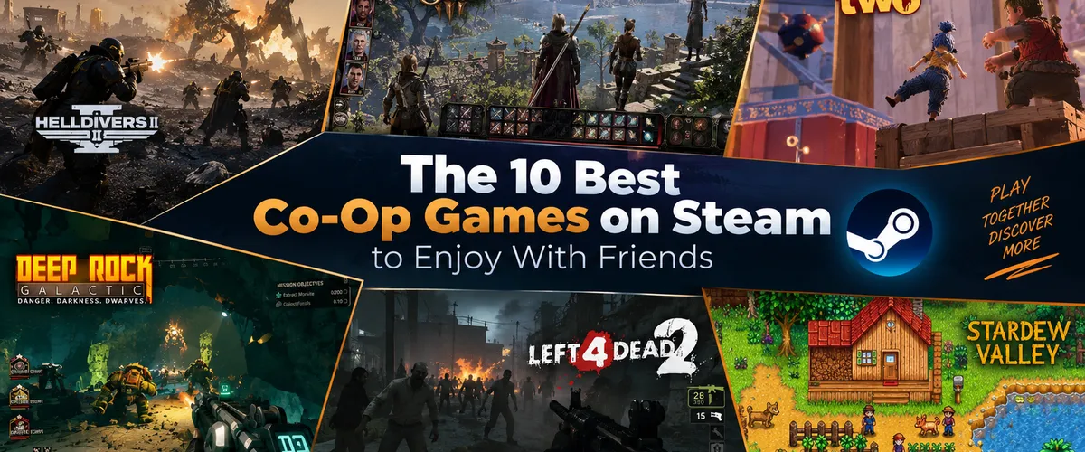 Steam 上最适合和朋友一起玩的 10 款最佳合作游戏
