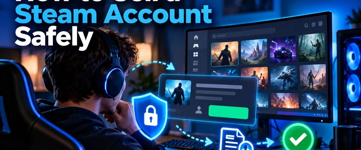 Come vendere un account Steam in sicurezza (Guida per venditori 2026)