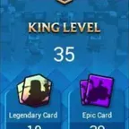|3in1| CR - BS - COC | 35 LVL | 5582 TR | 1399 VICTORIES | Executioner's Kitchen | 12 KING LVL | FULL ACCESS | Warranty 