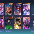 MM153|Lv99|342Skin|ExaltedCollector|Legend-Freya|AllStar-Hanabi|Julian-Megumi|2Transformers|2KOF|2PRIME|3COLLECTOR|8Luck