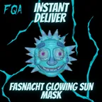 [ PS4'PS5 ] Fasnacht Glowing Sun Mask (instant delivery)