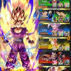 [DB012] Ios+Android -UL Gohan ( Youth ) Super Saiyan 2 10 Star +8LF:Goku and Bardock 6 Star+Gohan (Youth ) Zenkai 7 Star