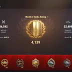 [ASIA] 5 TIER X | 11 PREMIUM TANK | TOTAL TANKS 37 | 17894 (49) WINS | 3178786 CREDITS | GOLD 424 |