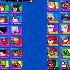 33 Brawlers MAX | 20 Hypercharges | 91 Brawlers Unlocked | 65,000 Trophies | 193 Skins | 41 MAX RANK | Rename 60 GEMS